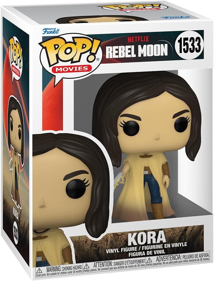 Funko Pop! Filmes: Rebel Moon - Kora - Figura de vinil colecionável - ideia de presente- Mercadoria oficial - Brinquedos para crianças e adultos - Filmes Fans - boneco para colecionadores e exposição