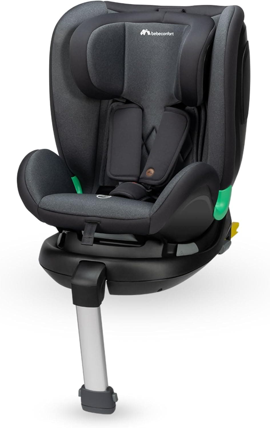 Bebeconfort EvolveFix Plus i-Size, cadeira de carro 360, 0-12 anos, 40-150 cm, cadeira de carro ISOFIX, apoio de cabeça 10 pos, 4 pos. Reclinadas, proteção lateral, tecidos de alto desempenho, Tinted