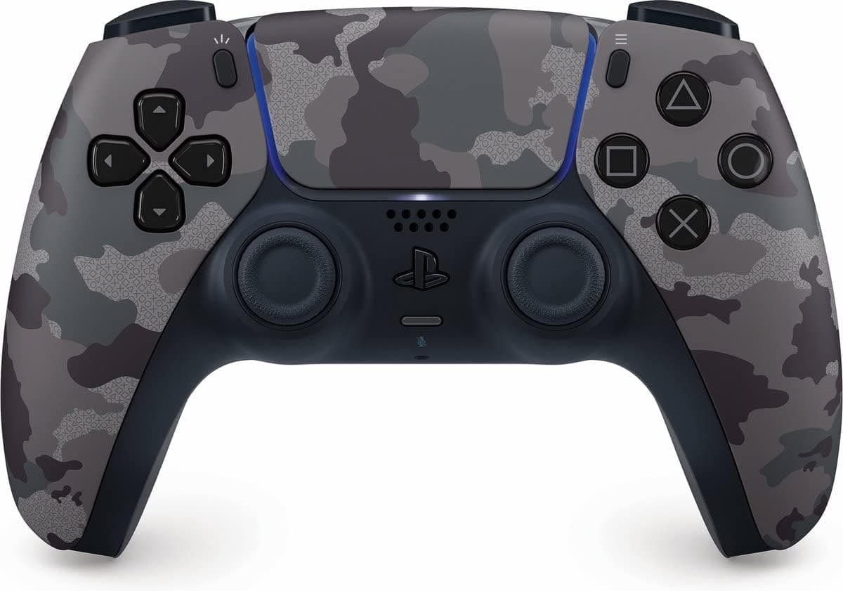 Comando Sem Fio Sony Dualsense PS5 - Camuflagem Cinza
