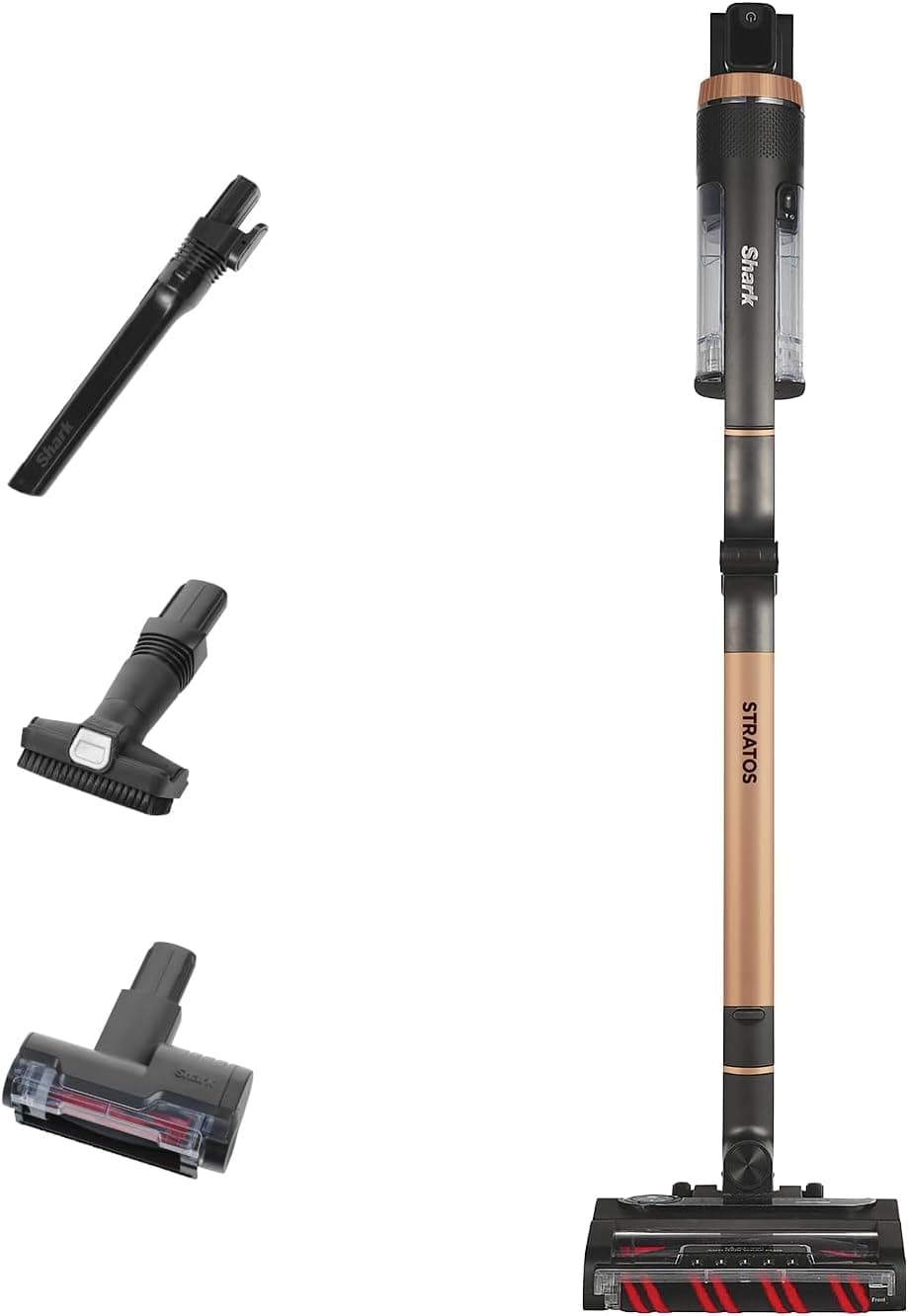Shark Stratos Vacuum Cleaner, 1200 W, 0,7 liters, 80 decibéis, cobre/preto