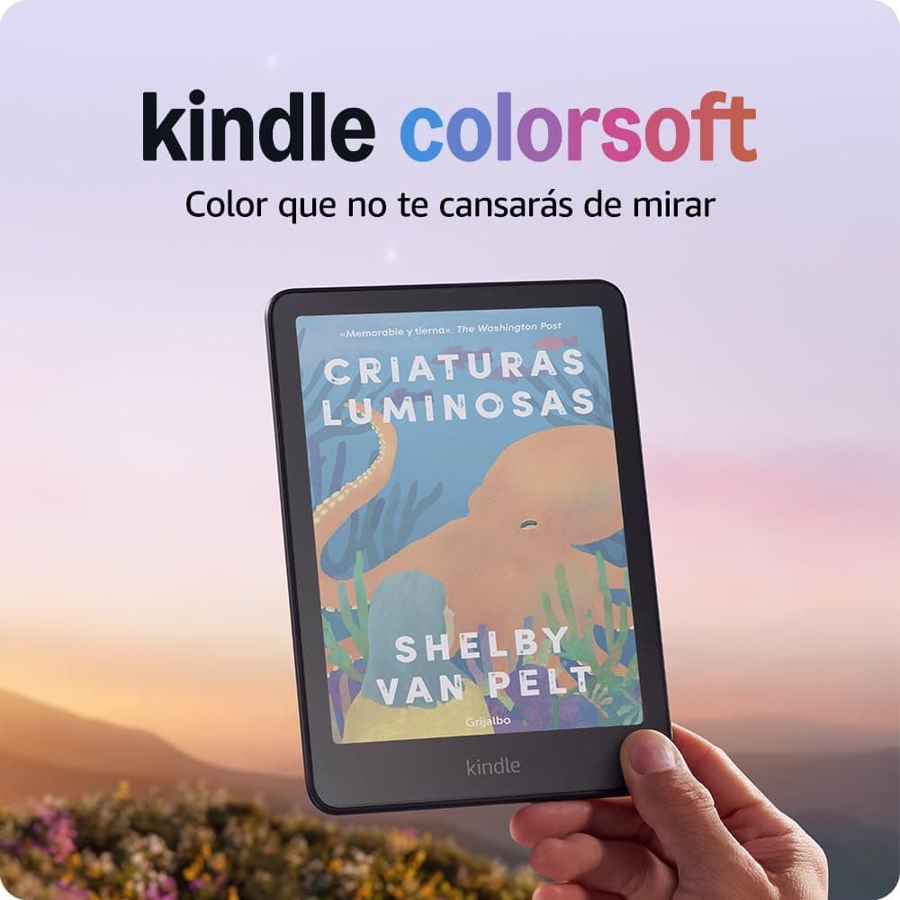 Amazon Kindle Colorsoft | E-reader com ecrã a cores, luz quente ajustável e 16 GB de armazenamento