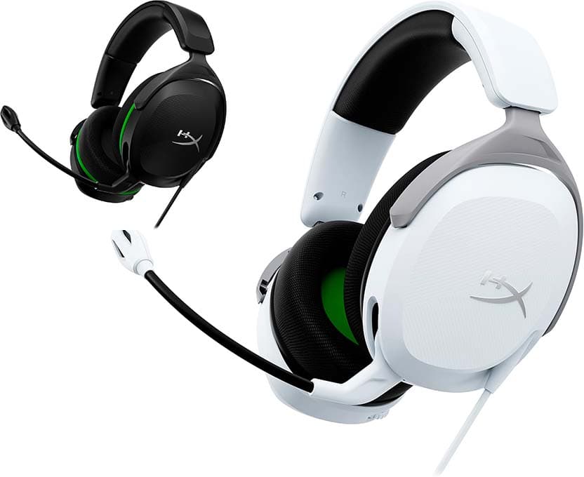 HyperX CloudX Stinger 2 Core, capacetes gaming para Xbox One e Series X/S, drivers de 40 mm e áudio envolvente, 3,5 mm, microfone dobrável com cancelamento de ruído, licença oficial Xbox