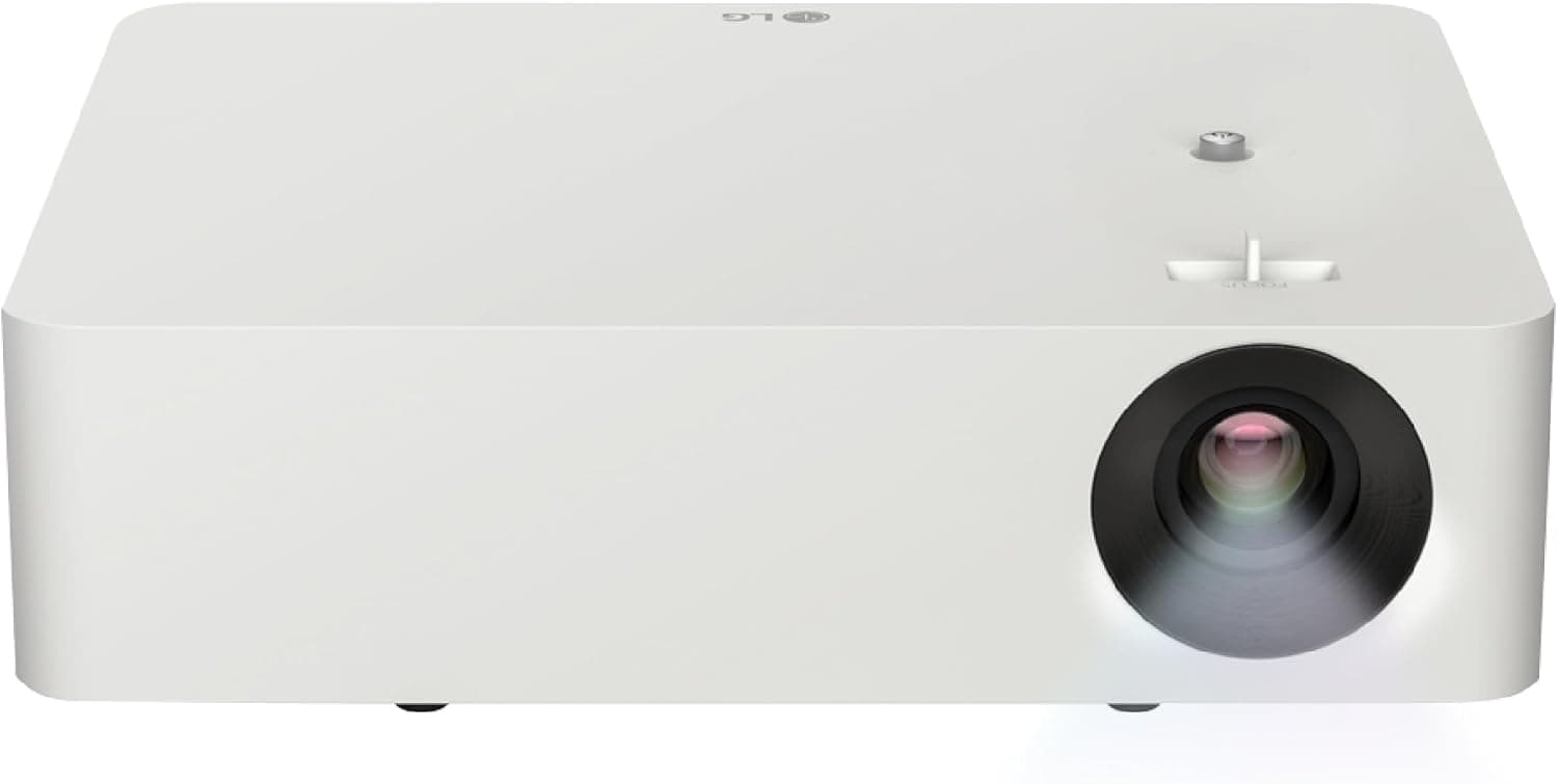 LG CineBeam PF610P Projetor Full HD com SmartTV, até 120', WebOS 5.0, lâmpada LED RGBB, 1.000 lúmenes, resolução 1920 x 1080, HDR10, 150.000:1, conectividade sem fios, C. Cheiro branco