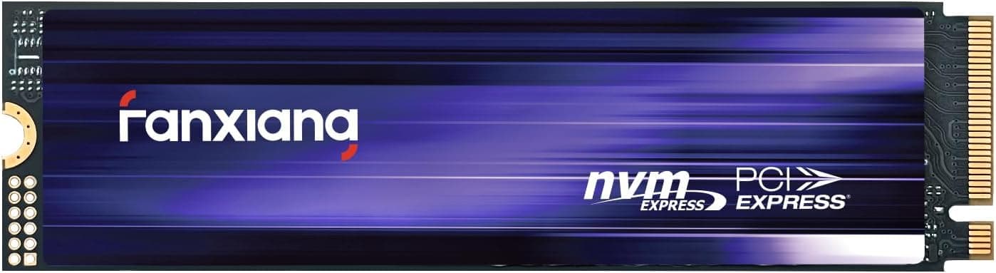fanxiang S880 SSD 2TB PCIe 4.0 NVMe SSD M.2 2280 - até 7450 MB/s, nvme ssd 2tb, compatível com computador de secretária e portáteis, ssd ps5