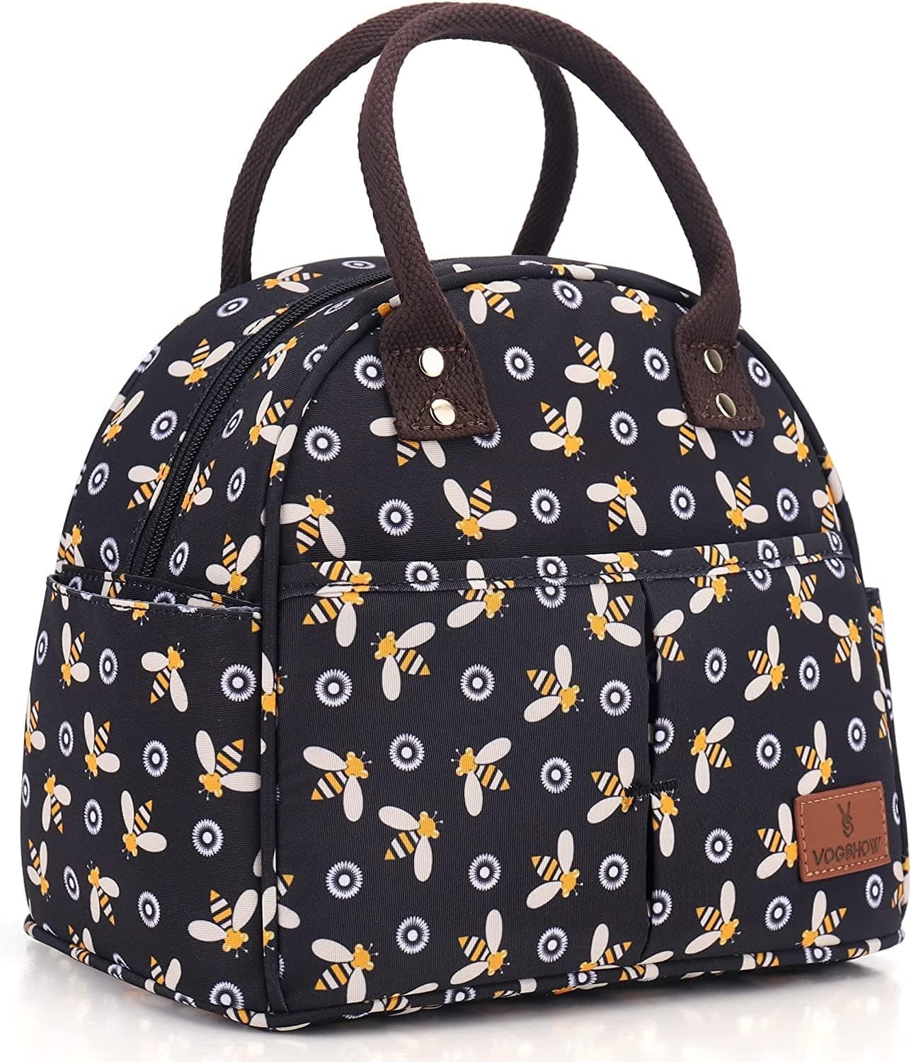 Saco térmico porta-alimentos, Vogshow 9L impermeável Lunch Box Bag, bolsa de comida isotérmica para trabalho/escola / piquenique