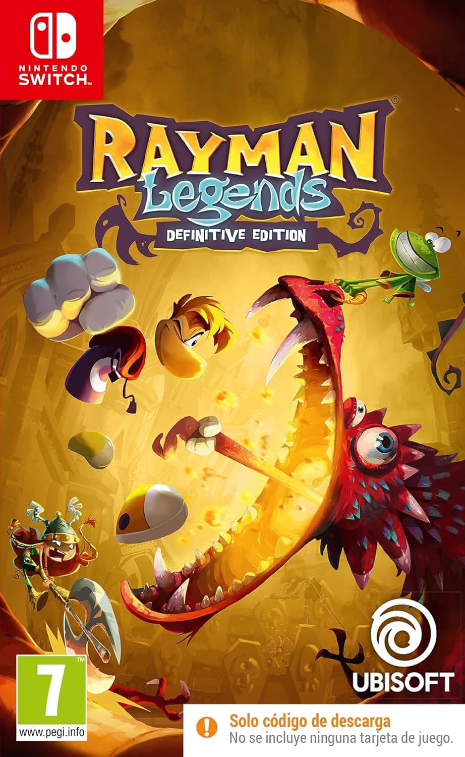 Nintendo Switch - Rayman Legends Definitive Edition Código De Descarga Switch