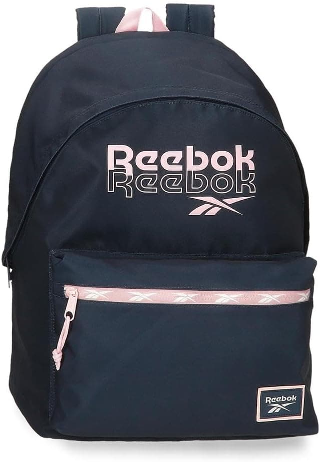 Reebok Binley Mochila escolar, feita de poliéster, alças largas e ajustáveis, compartimento duplo. De Joumma Bags