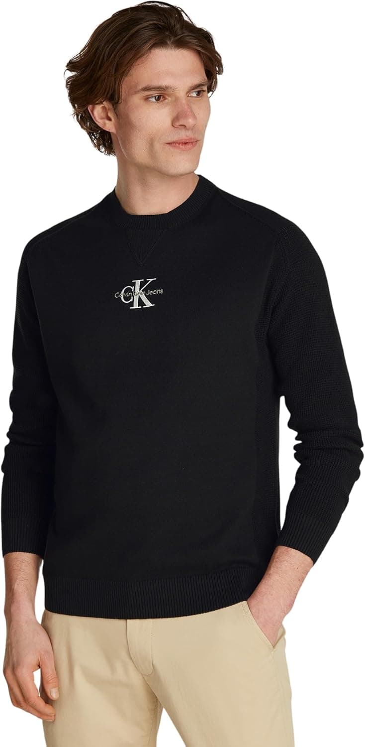 Calvin Klein Jeans Camisola de gola redonda para homem