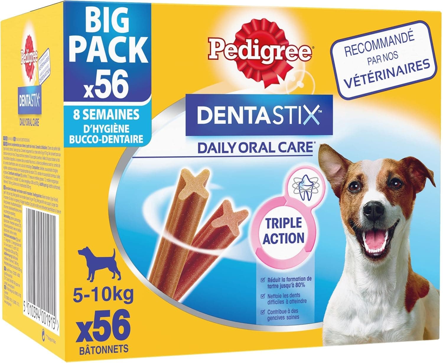 Pedigree Dentastix | Sticks dentários para cão pequeno 56 unidades
