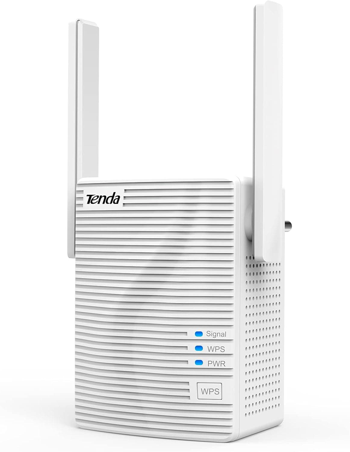 Tenda A18 Repetidor de rede extensor amplificador de cobertura WiFi (1200AC, banda dupla 2,5 Ghz 5 GHz 100 mps, porta Fast Ethernet, antena dupla)