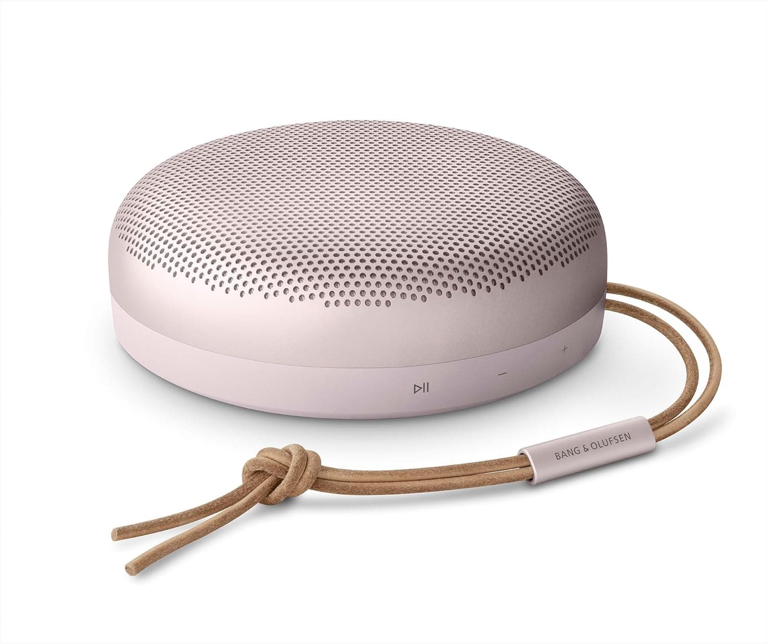 Bang & Olufsen Beosound A1 (2.ª Gen) Altifalante Bluetooth sem fios portátil resistente à água e ao pó com som de 360 graus, Alexa e Speakerphone, até 18 horas de bateria rosa