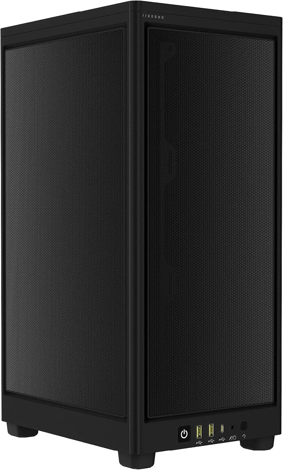 Corsair Airflow Mini-ITX - Capa para PC 2000D - fator de forma mini-ITX - painéis de malha de aço - suporte de GPU de três ranhuras - interior otimizado para refrigeração - E/S moderno do