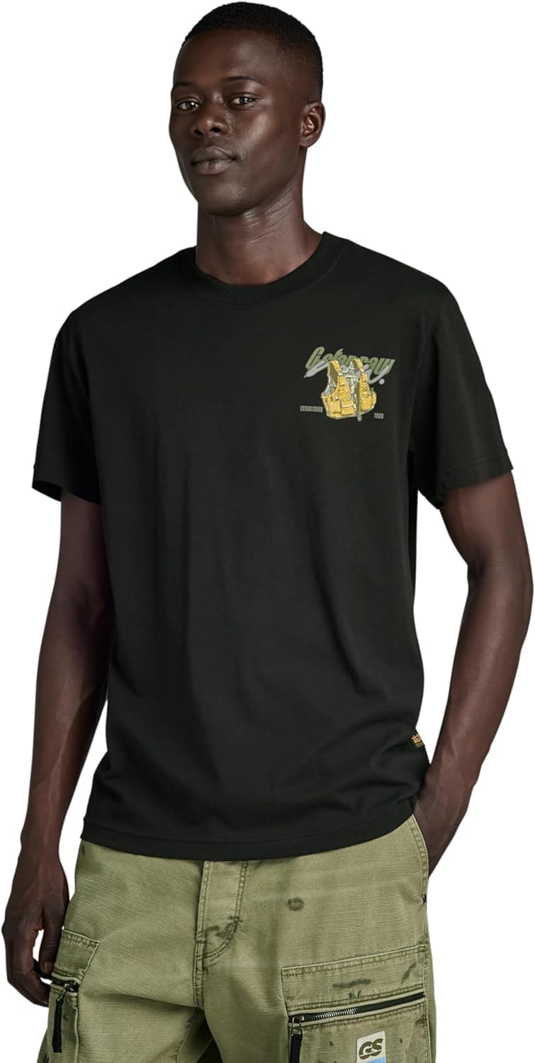G-STAR Camiseta Vest Back Graphic T-shirt para homem