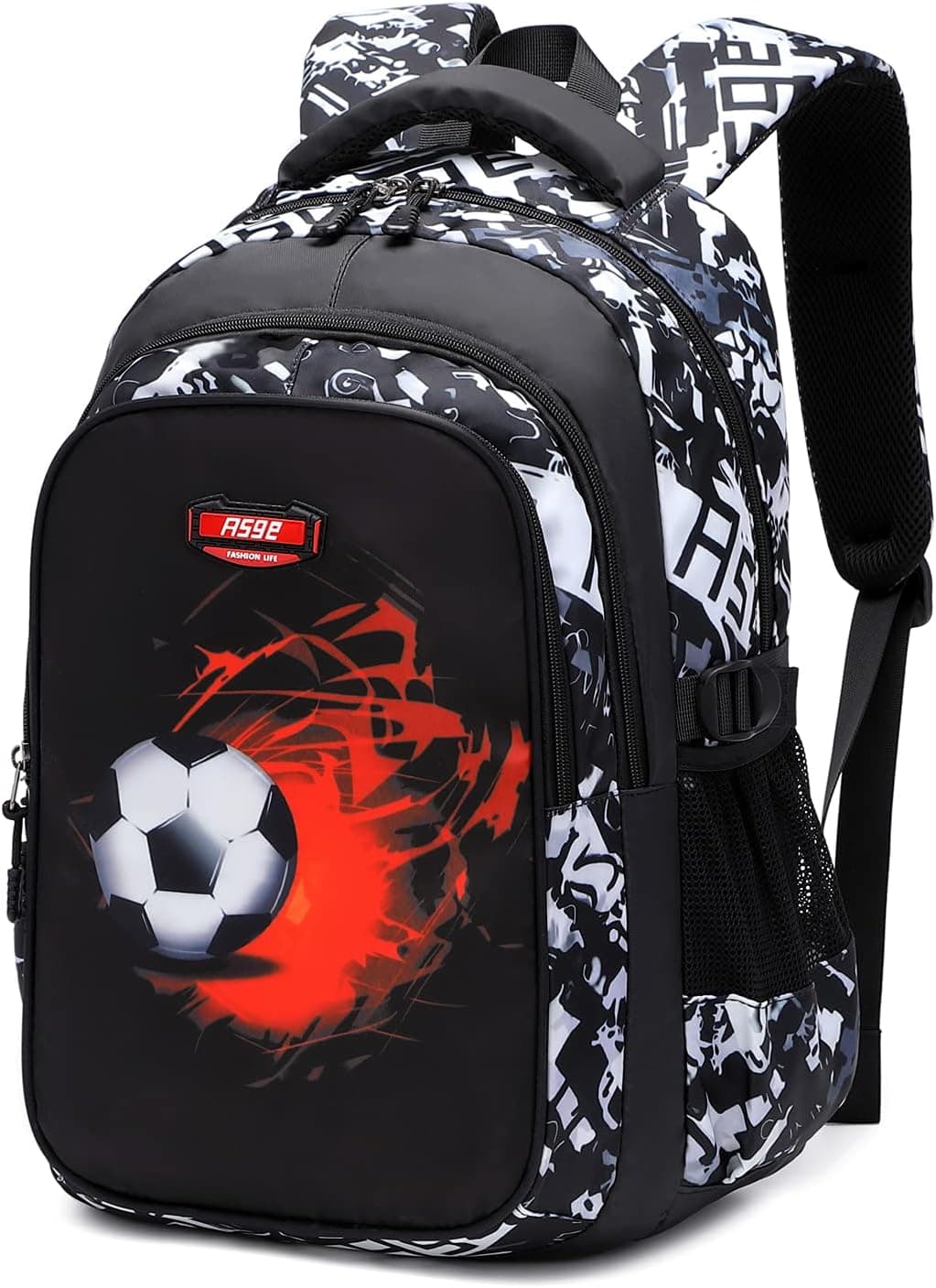 Asge | Mochila grande para portátil com vários bolsos para crianças e adolescentes