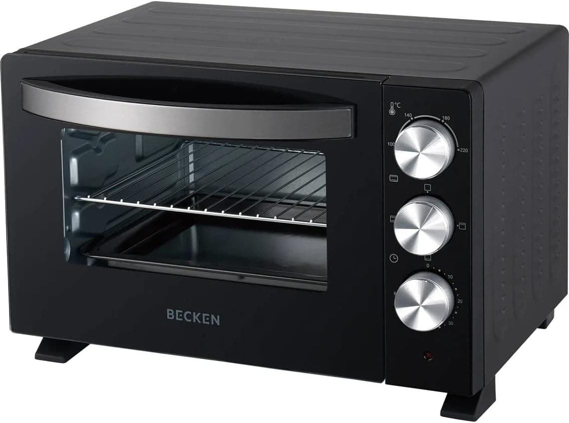 Forno elétrico de mesa - temporizador de até 60 minutos - capacidade: 20 l - cor: Preto - Becken