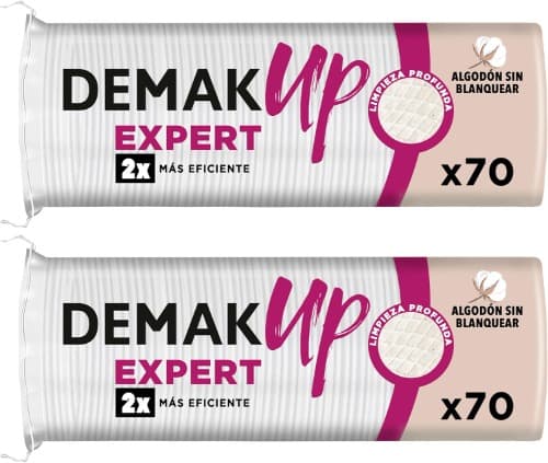 Demak Up Discos de maquilhagem, 70 discos x 2
