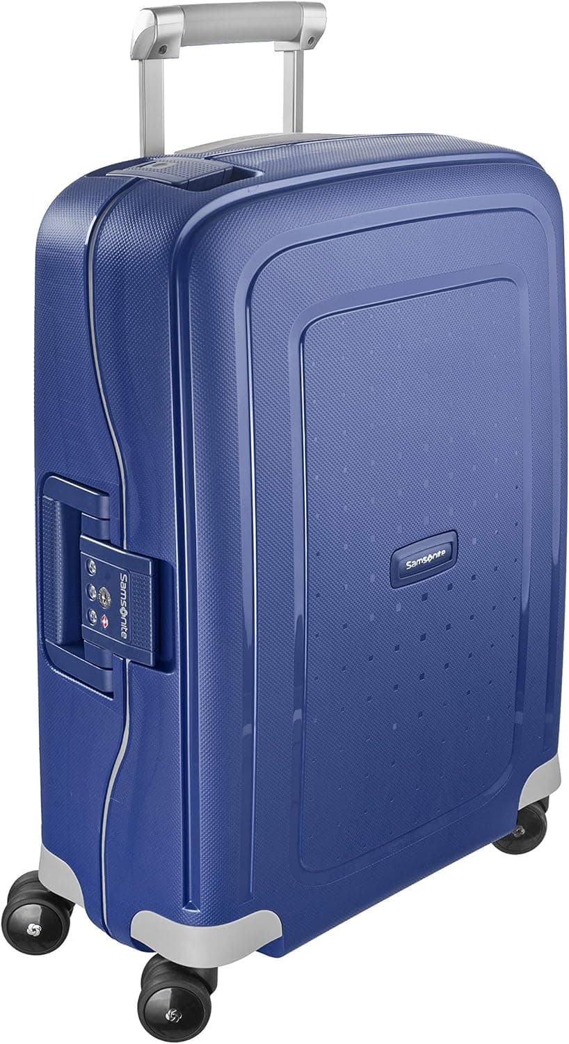 Samsonite S'Cure Spinner | Mala de cabine rígida 55 cm 34 L em azul escuro