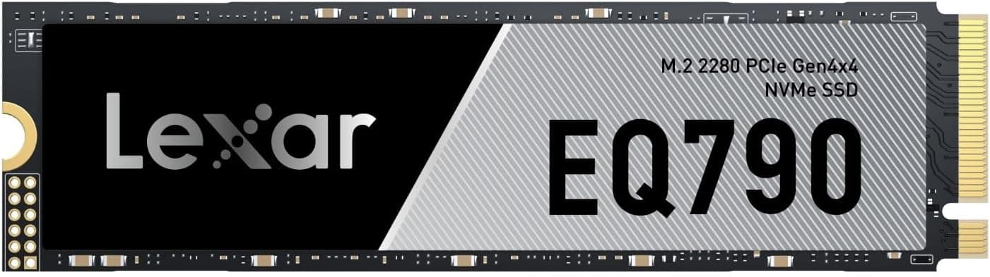 Lexar EQ790 2TB | SSD interno M.2 PCIe Gen4x4 NVMe com velocidade até 7000 MB/s para gaming e trabalho intensivo
