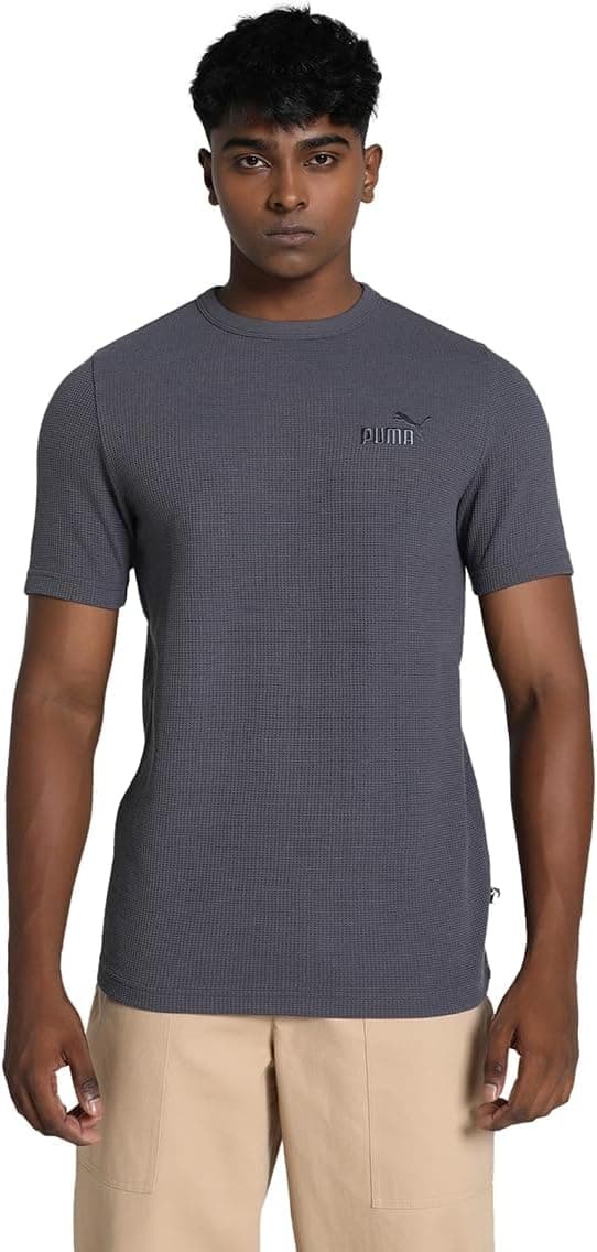 PUMA ESS Elevated Waffle T-shirts unissexo para adulto