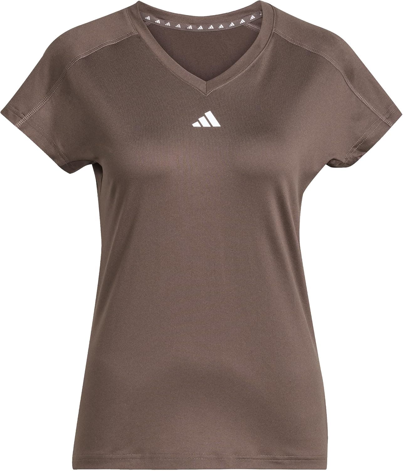 Adidas Aeroready Train Essentials Minimal Branding | T-shirt desportiva com decote em V para mulher