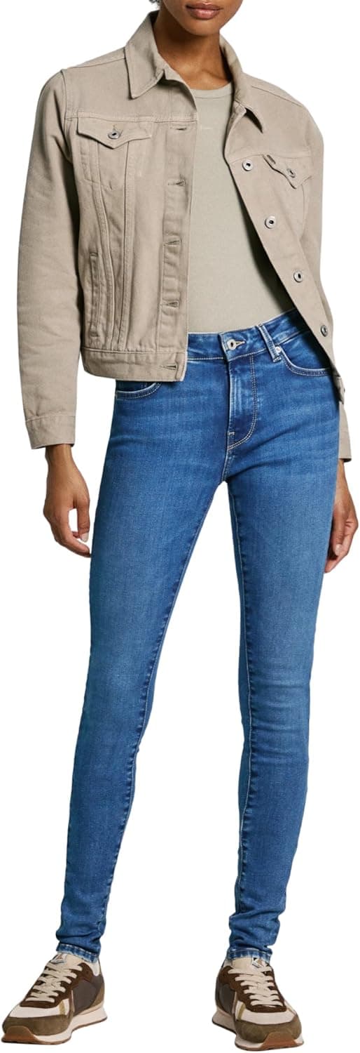 Pepe Jeans Fit Skinny e Cintura Regular Regent para mulher
