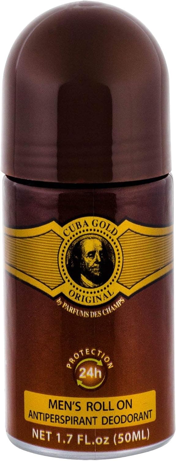 Cuba Gold Desodorizante anti-transpirante em roll on, 50 ml 