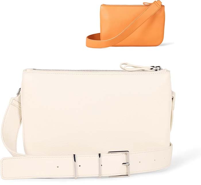 Amazon Essentials Bolsa de ombro minimalista para mulher