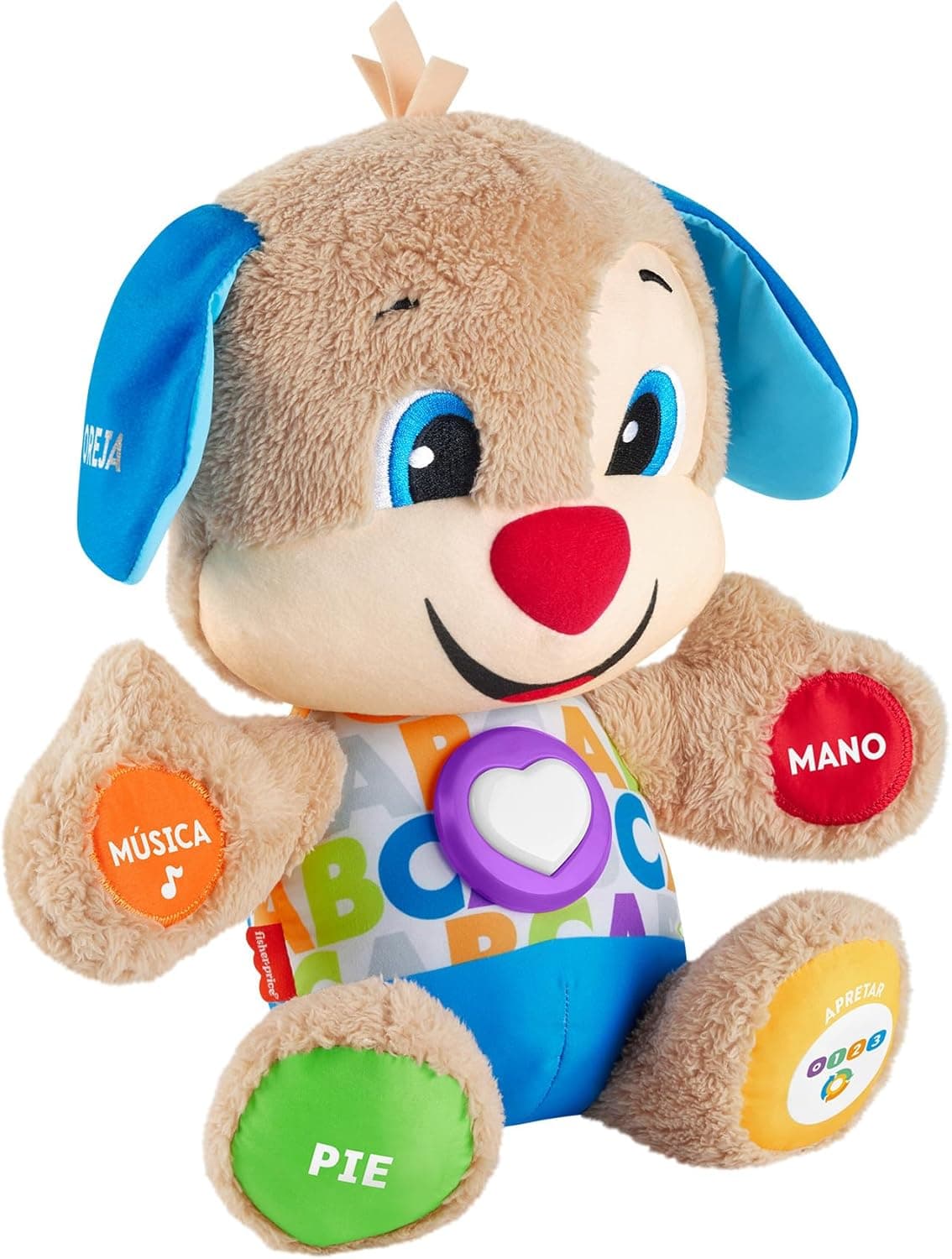 Fisher-Price Peluche de primeira descoberta, brinquedos bebé 6 meses
