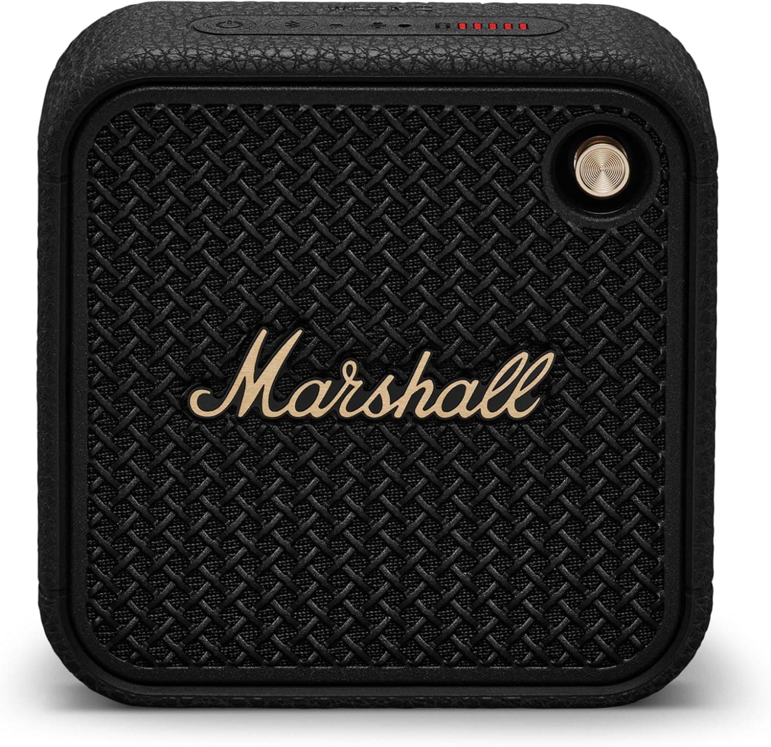 Marshall Willen II Altifalantes sem fios Bluetooth 17 horas de reprodução IP67 carregamento rápido à prova de água - preto e latão