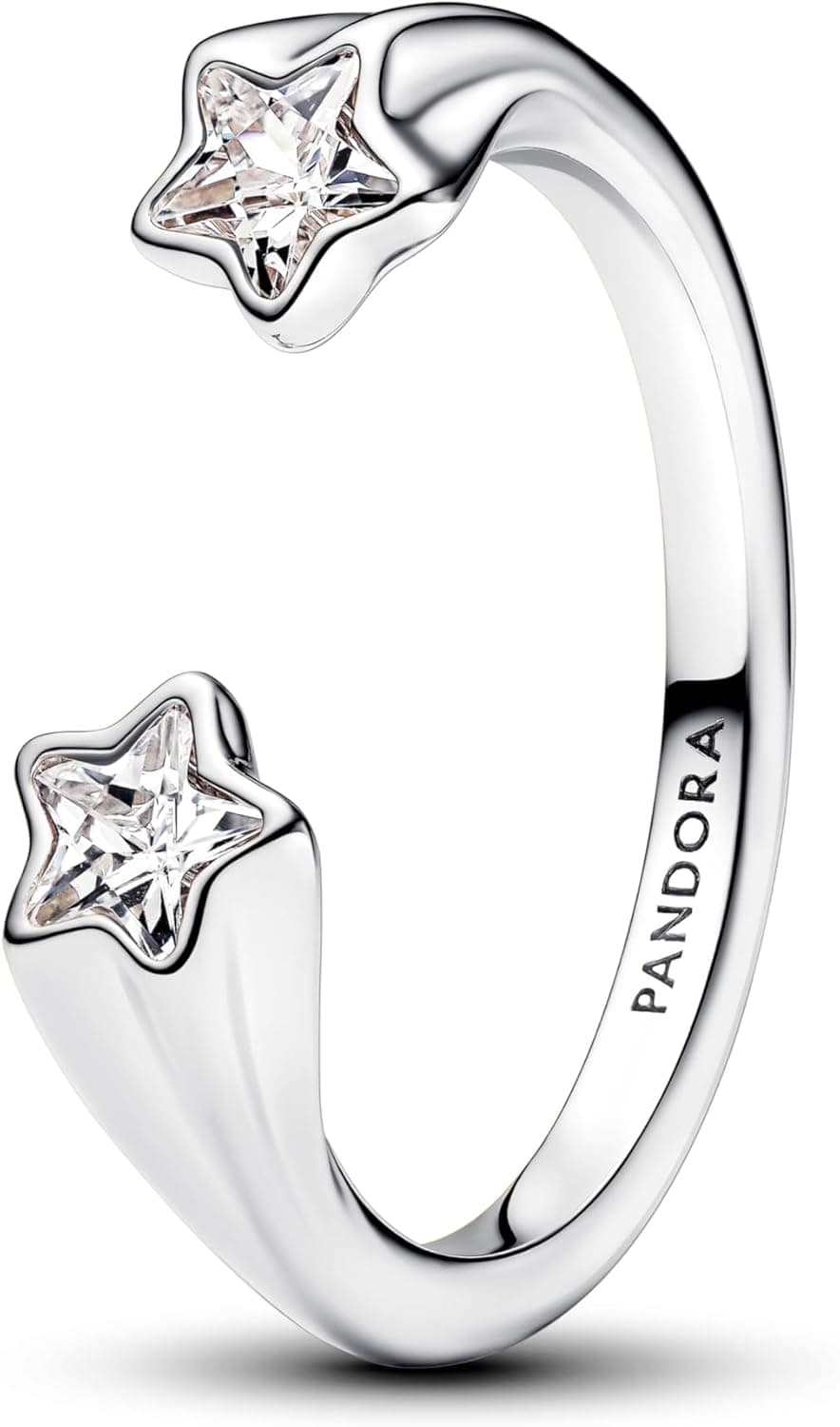 PANDORA Anel de mulher estrela cadente prata 193582C01