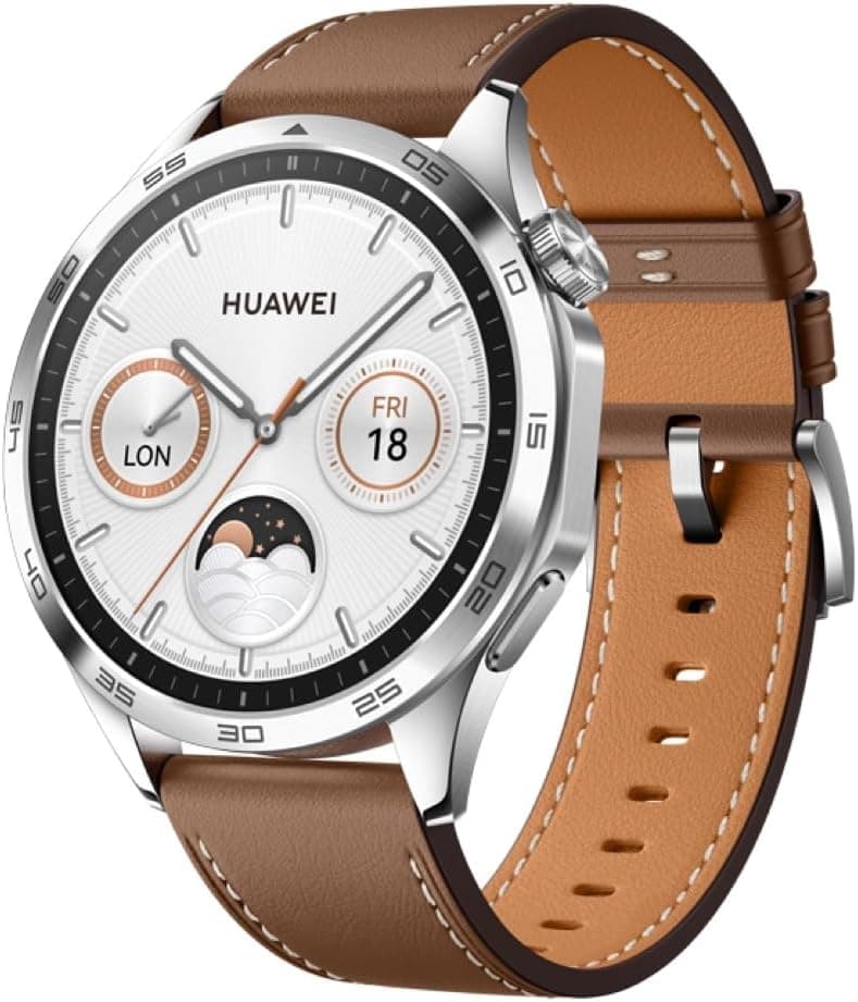 HUAWEI Watch GT Smartwatch GT 4 46 mm, bateria de até 2 semanas, iOS e Android, gestão de calorias, acompanhamento profissional de saúde, SpO2, GPS