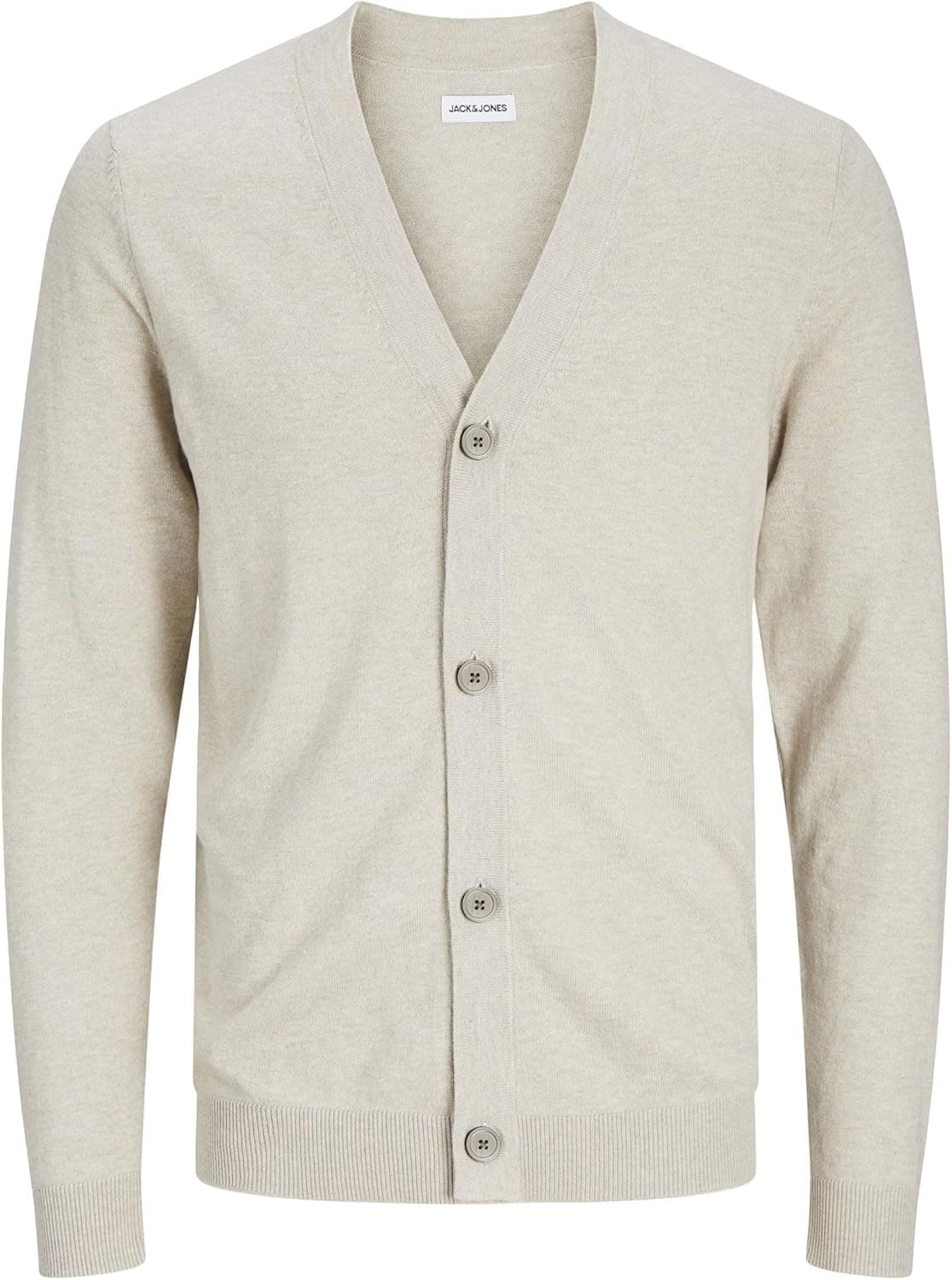 JACK & JONES Cardigã Knitted Plain Casaco de malha para homem