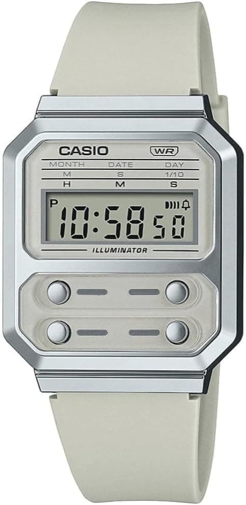 Casio, Branco, Relógio de pulso para homem