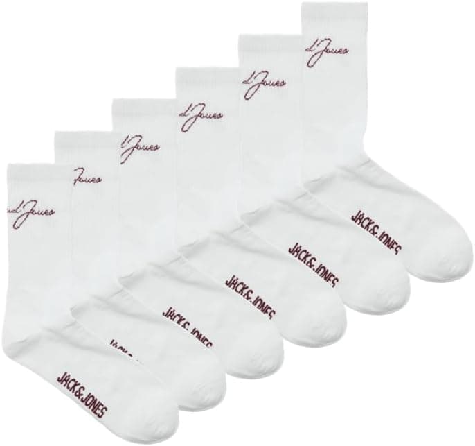 ACK & JONES Meias de ténis | Pack de 6 pares, tamanho único para homem