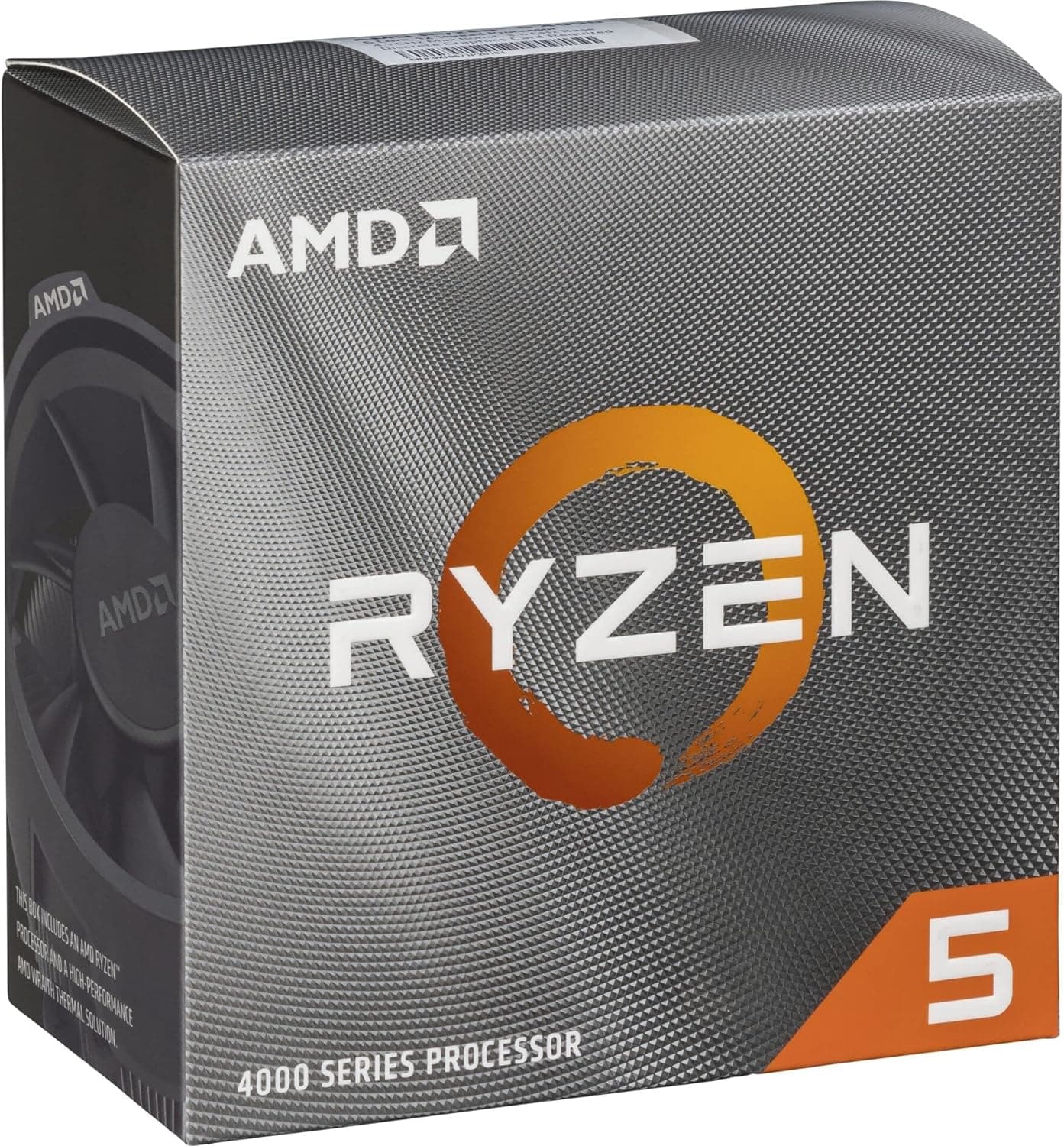 AMD Ryzen 5 4500 Processador (6 núcleos/12 Threads, 65 W TDP, Socket AM4, 11 MB cache, relógio de aumento máximo. até 4,1 GHz, com ventilador Wraith Stealh)