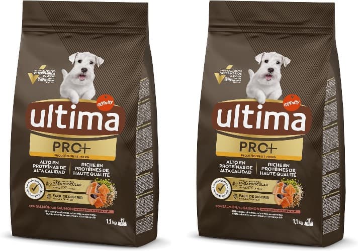 Ultima Pro ração para cães com salmão - 1,1 kg x 2