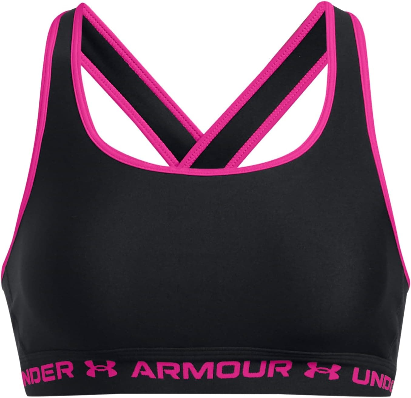 Under Armour Womens Crossback Mid Impact Sports Bra, Sutiã desportivo para mulher