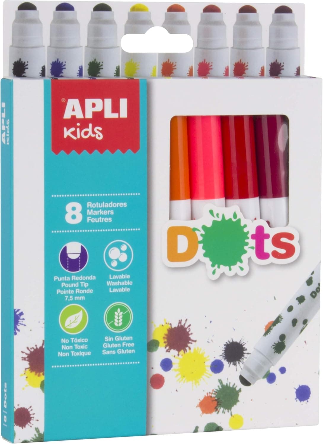 APLI Kids 16805 - Conjunto de marcadores, 8 unidades