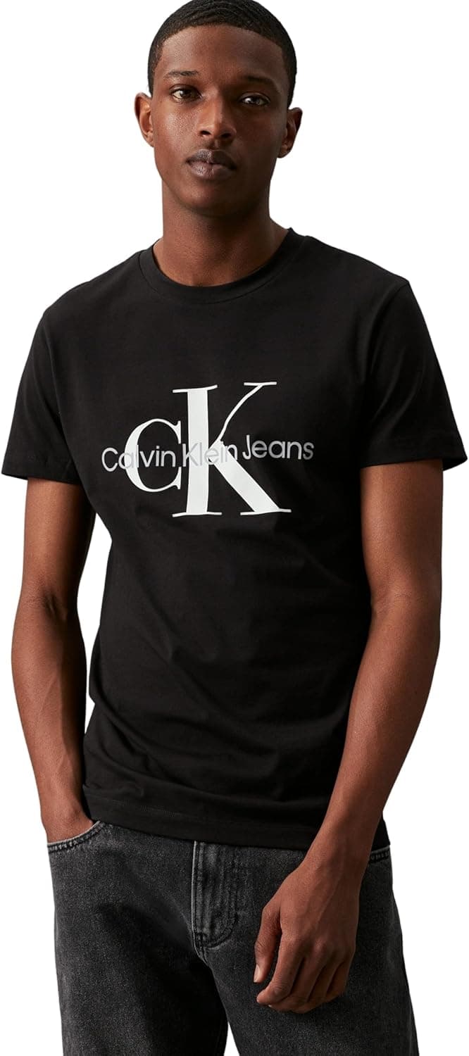 Calvin Klein Core Monologo Slim Fit | T-shirt de manga curta para homem