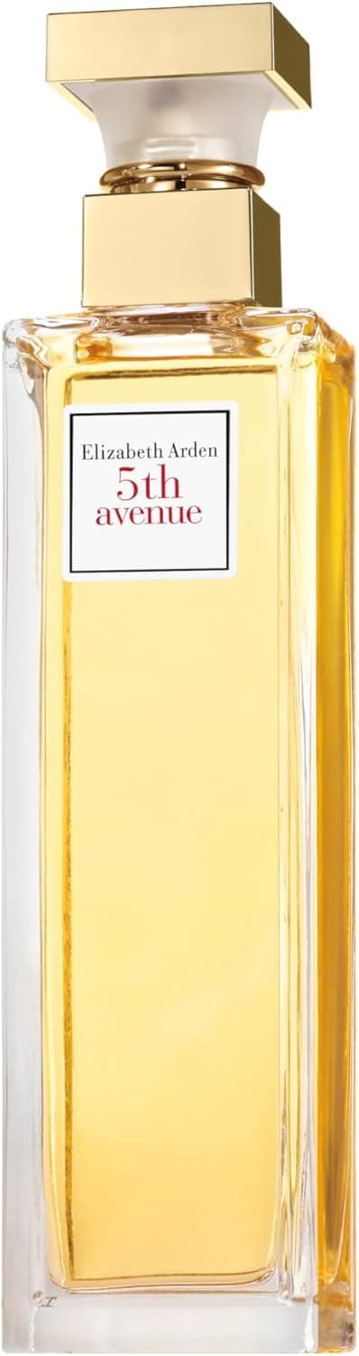 Elizabeth Arden 5th Avenue, Eau de Parfum, perfume feminino em spray, elegante e luxuoso com notas florais de magnólia rosa, violeta e âmbar, aroma fresco e leve, perfume para mulher, 125 ml
