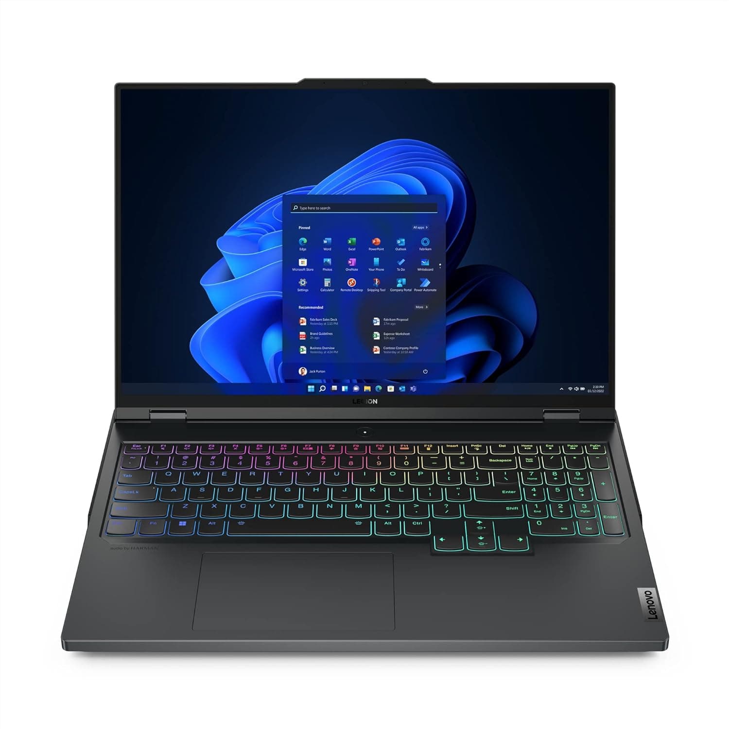 Lenovo Legion Pro 7 Gen 8 Computador portátil Gaming WQXGA de 16", Intel Core i9-13900HX, 32 GB RAM, 1 TB SSD, NVIDIA GeForce RTX 4080 12 GB, sem sistema operacional, cinzento Ônix - teclado QWERTY Espanhol