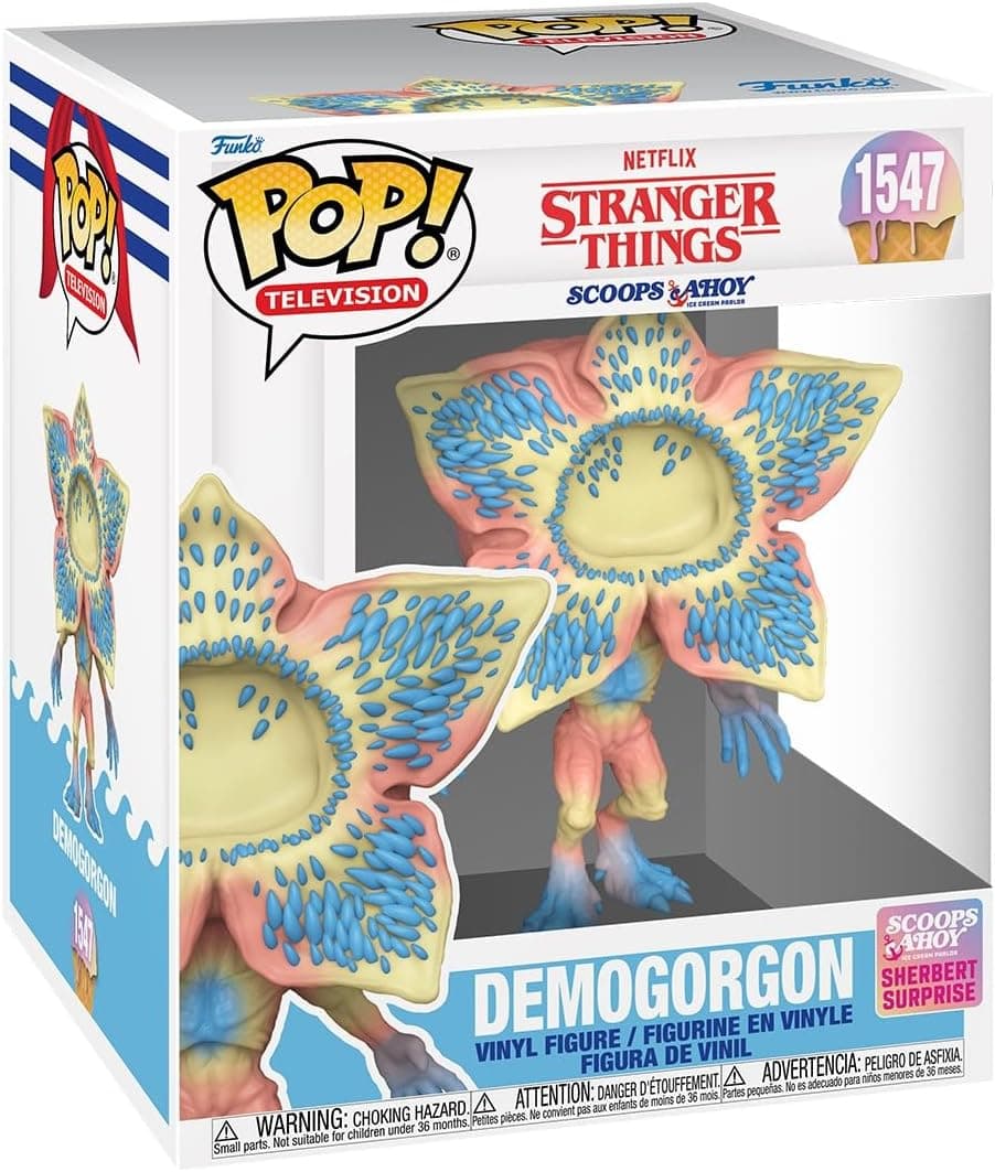 Funko Pop! Stranger Things Demogorgon Scoops Ahoy | Figura de vinil colecionável multicolor