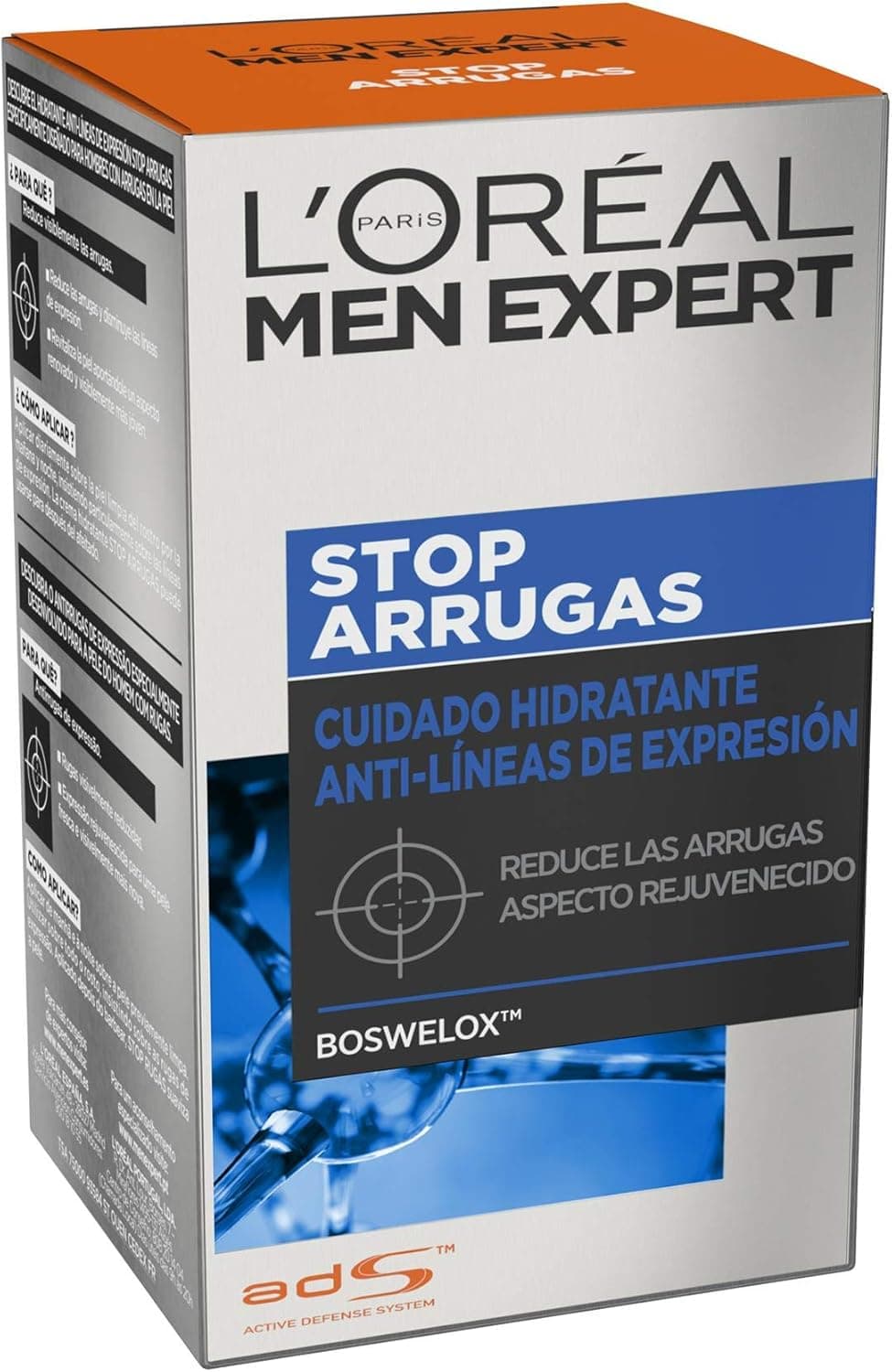 L'Oréal Paris Men Expert Stop Arrugas | Hidratante anti-rugas para homem, 50 ml