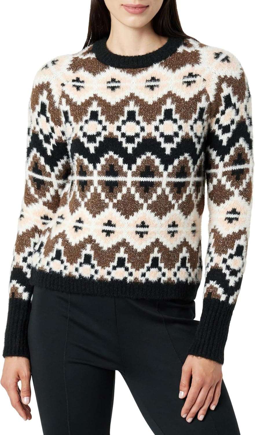 The Drop Valeria Jersey de design Fair Isle Camisola para mulher