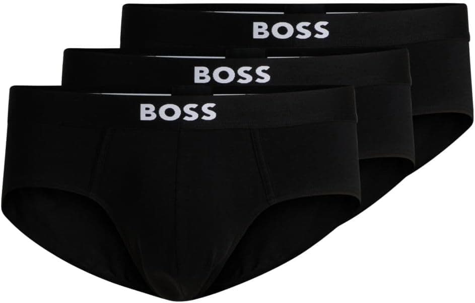 BOSS Breve Cuecas para homem, pack de 3