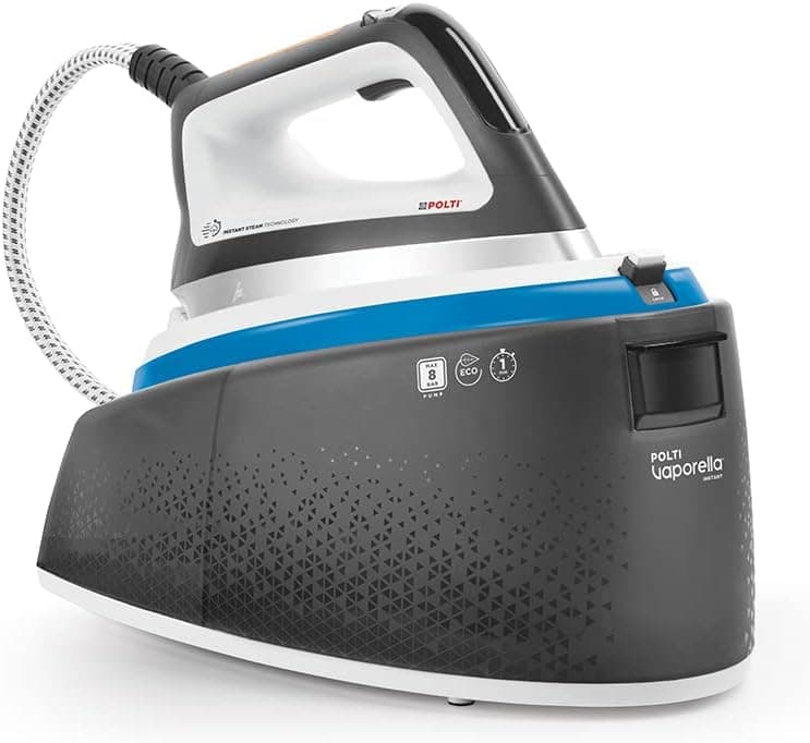 Polti Vaporella Instant VI50.40, ferro gerador de vapor, tecnologia de vapor instantâneo patenteada, potência máxima de 2200 W, capacidade de 2 l, 4 programas de engomar, função ecológica
