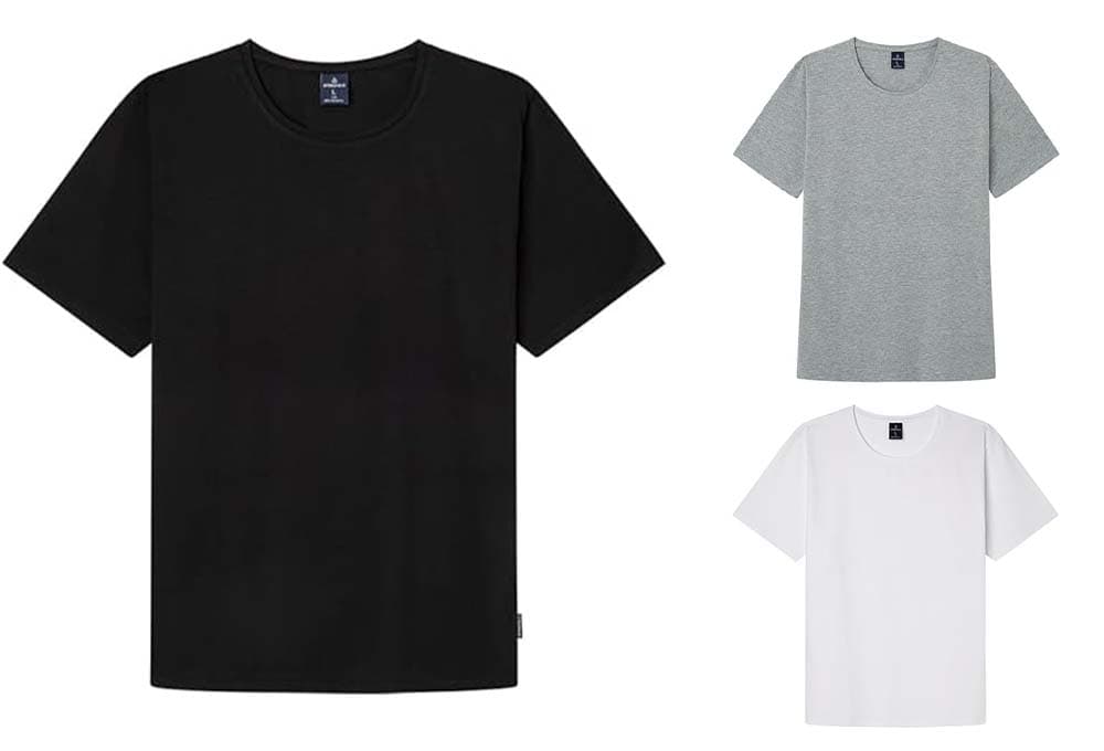 SPRINGFIELD Basic | T-shirt em algodão com gola redonda para homem