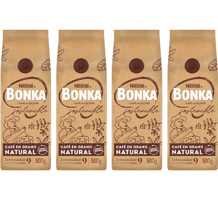 Bonka Café torrado grão natural 500 g x 4
