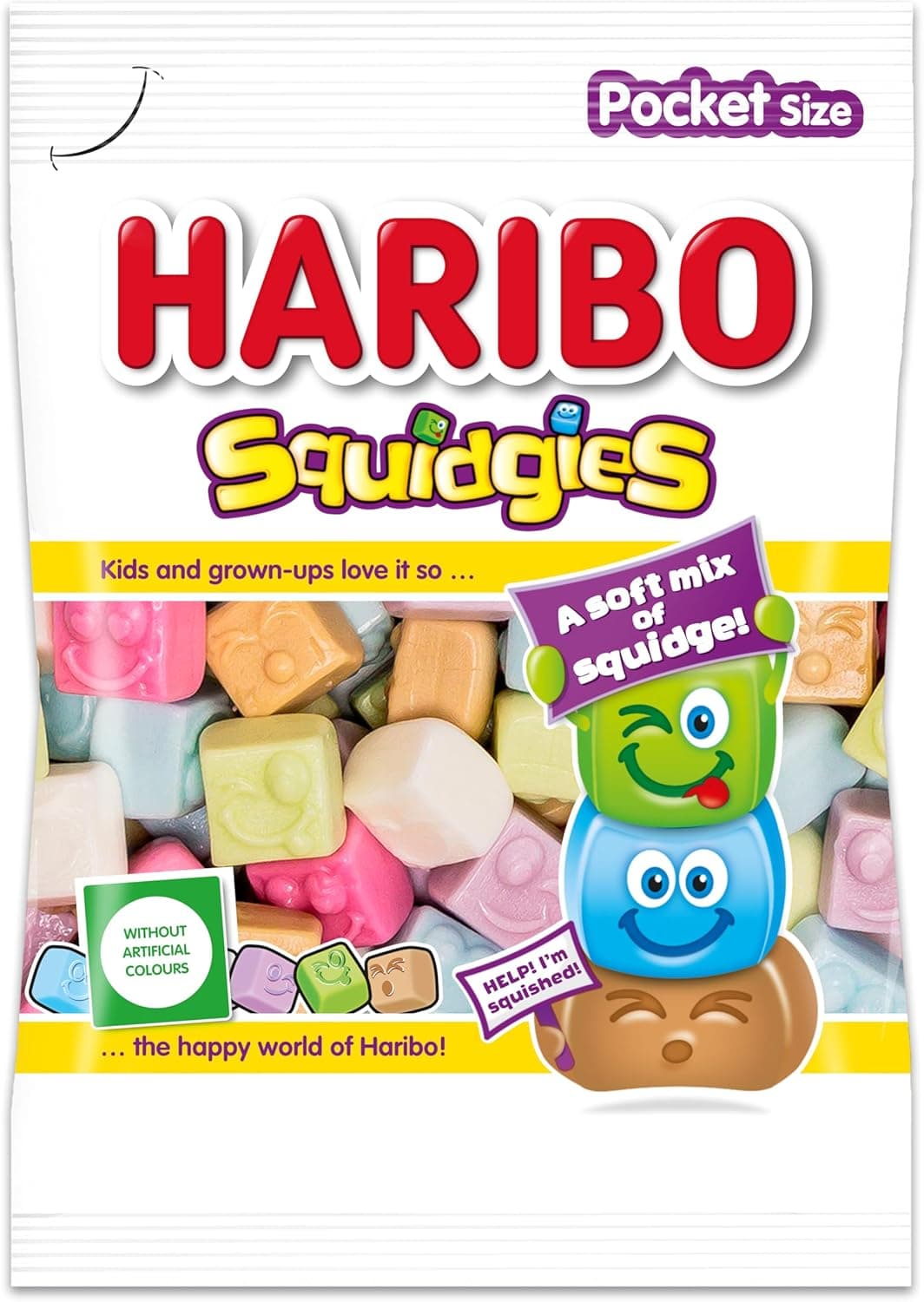 HARIBO Squidgies, 1 x 80 gramas