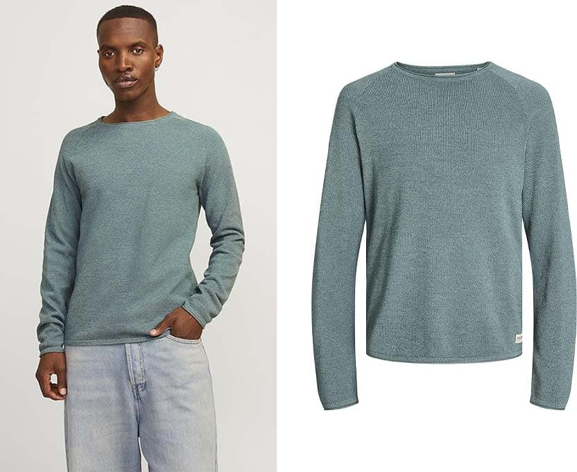JACK & JONES Jjehill Knit Crew Neck Noos Camisola para homem